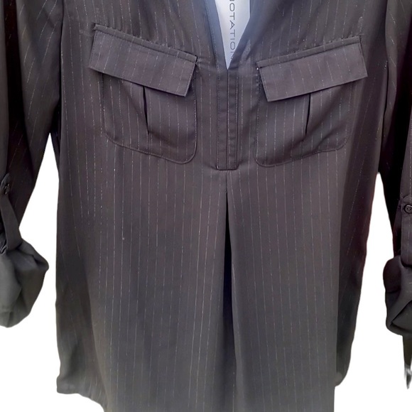 Notations Black Blouse Size Small NEW - Picture 4 of 6